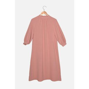 Trendyol Dried Rose Pleated Dress