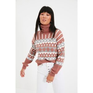 Trendyol Powder Jacquard Knitwear Sweater