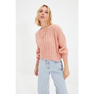 Trendyol Sweater - Pink - Regular fit