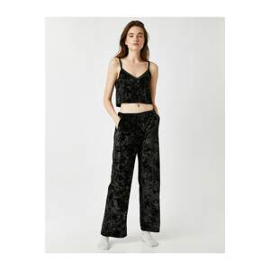 Koton Women's Black Pajama Bottoms