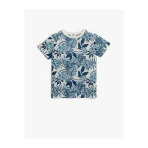 Koton Boy Printed T-Shirt Short Sleeve Crew Neck Cotton