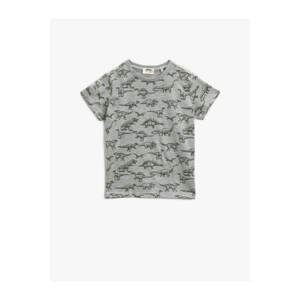 Koton Boys Cotton T-shirt Gray