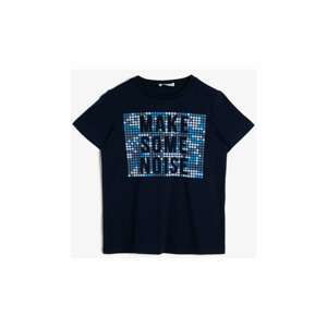 Koton Boy's Navy Blue T-Shirt