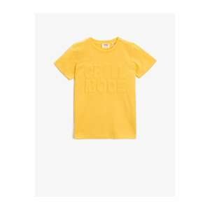Koton Boy Printed T-Shirt Crew Neck Short Sleeve Cotton