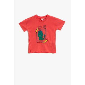 Koton Baby Boy Red Printed T-Shirt