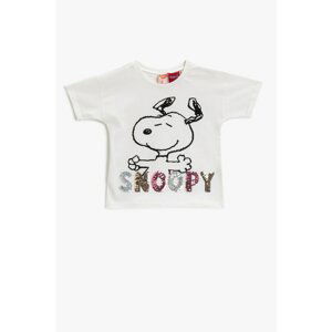 Koton Girl Ecru T-Shirt