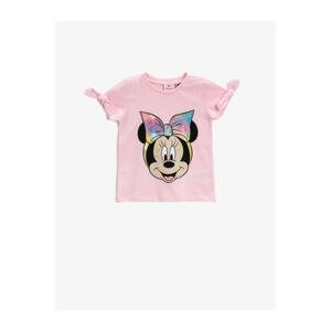 Koton Baby Girl PINK Minnie Mouse T-Shirt Licensed Cotton