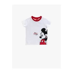 Koton Baby Boy Mickey Mouse T-Shirt Licensed Cotton