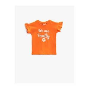Koton Baby Girl Orange Girl Orange T-Shirt