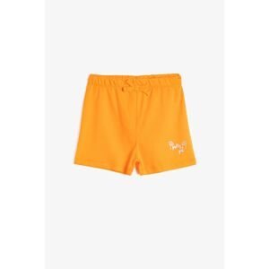 Koton Orange Baby Girl Shorts & Bermuda