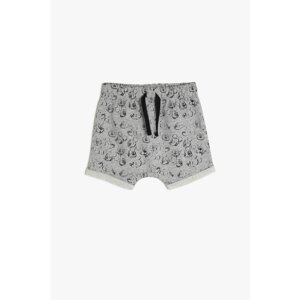 Koton Gray Baby Boy Minnie by Cotton Shorts