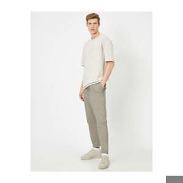 Koton Tie Waist And Elastic Comfortable Fit Trousers