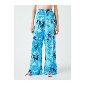 Koton Respect Life - Legislative Respect | Sahika Ercümen X Patterned Trousers Wide Leg Ecovero®