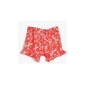 Koton Girl Orange Floral Sort