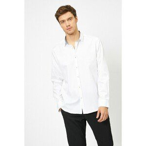 Koton Men's Classic Collar Shirt