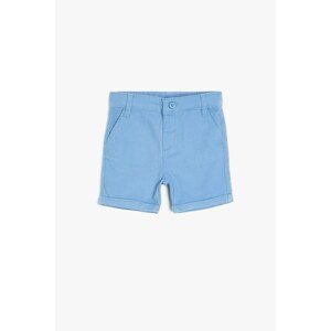 Koton Blue Baby Boy Pocket Detailed Shorts