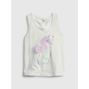 GAP Children's Top Twist-Back Interactive Graphic Tank