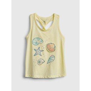 GAP Children's Top Twist-Back Interactive Graphic Tank