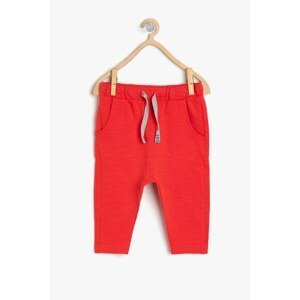 Koton Red Kid's Tie Waist Trousers