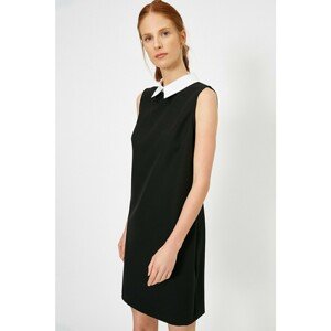 Koton Sleeveless Collar Detailed Dress