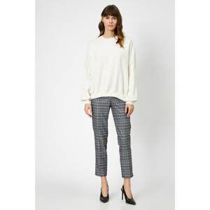 Koton Women's Checkered Trousers