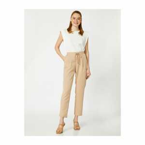 Koton Women's Camel Hair Pants