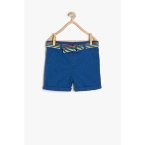 Koton Blue Baby Boy Belt Detailed Shorts