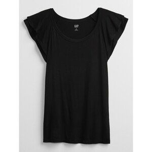 GAP Top sleeveless luxe ruffle