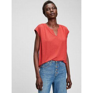 GAP Short Sleeve Zen Neck T-Shirt