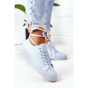 Women's Classic Sneakers Blue Ecoma
