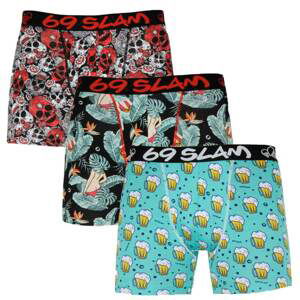 3PACK men's boxers 69SLAM fit bamboo mix (PACARS-BB)