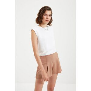 Trendyol Camel Pleated Shorts & Bermuda