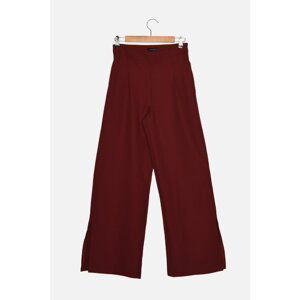 Trendyol Burgundy Wide Leg Trousers