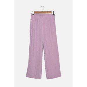 Trendyol Lilac Culotte Knitted Pants