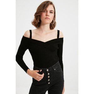 Trendyol Black Carmen Collar Knitwear Sweater