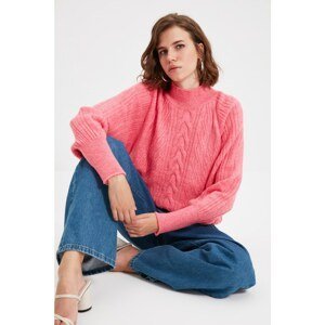 Trendyol Pink Knitted Knitwear Sweater