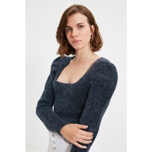 Trendyol Sweater - Navy blue - Regular