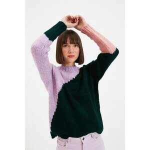 Purple-green women's sweater Trendyol - Women