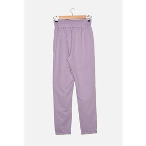 Trendyol Lilac Double Leg Straight Slim Knitted Sweatpants