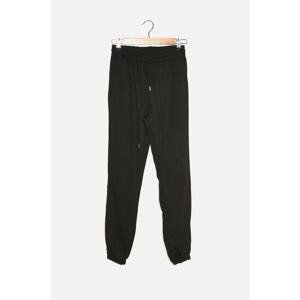 Trendyol Black Cut Detailed Basic Jogger Knitted Slim Sweatpants