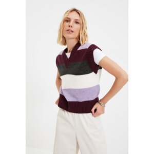 Trendyol Sweater Vest - Purple - Regular