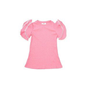 Trendyol Pink Frilly Girl Knitted Dress