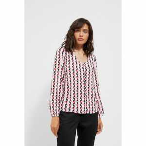 Viscose shirt with a print