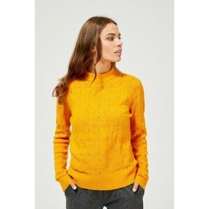 Openwork sweater - yellow