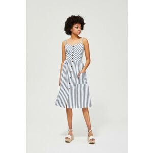 cotton dress with stripes