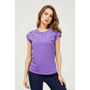 Printed T-shirt - purple