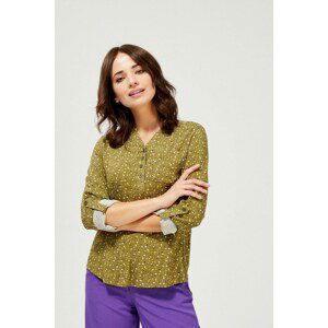 Viscose blouse - olive