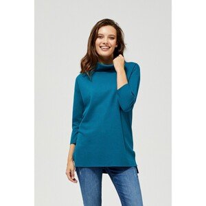 Turtleneck sweatshirt - sea