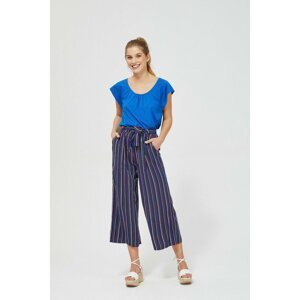 Striped culottes trousers