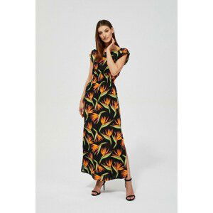 Viscose dress with a print